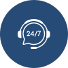 24/7 Support